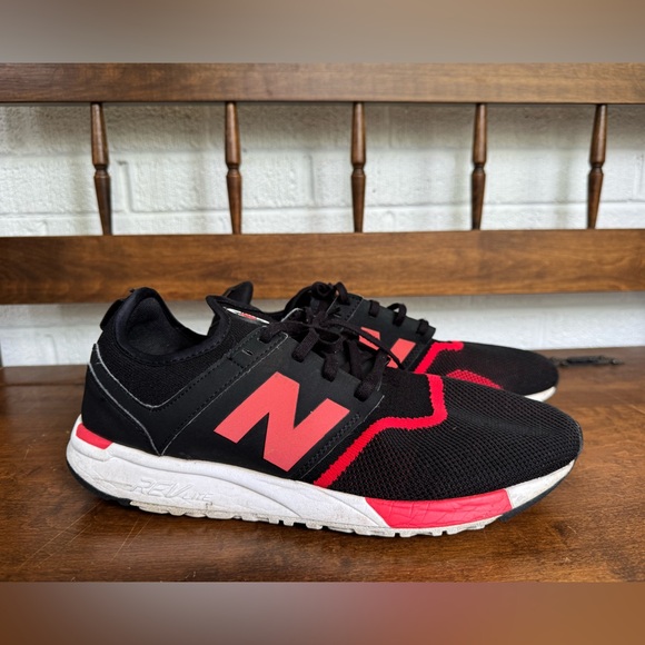 New Balance Other - New Balance Black and Red Athletic Shoes with Sporty Design